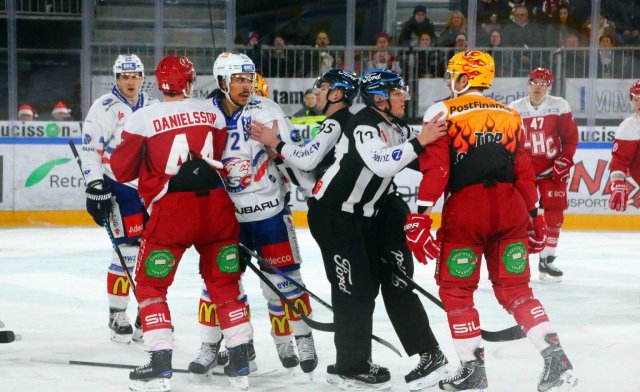 Photo hockey match Lausanne - Zürich le 23/12/2017