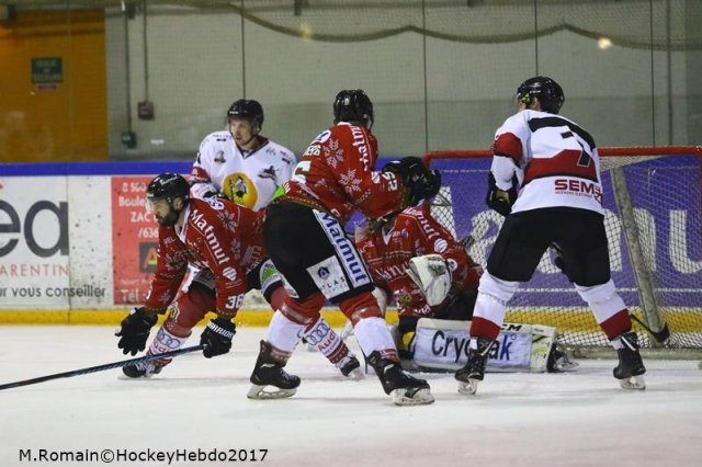 Photo hockey match Rouen - Chamonix  le 23/12/2017