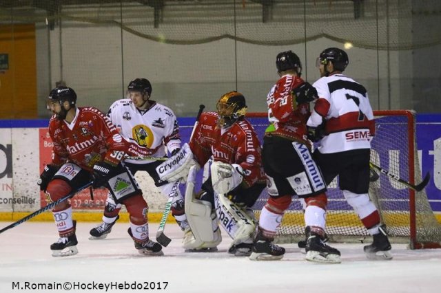 Photo hockey match Rouen - Chamonix  le 23/12/2017