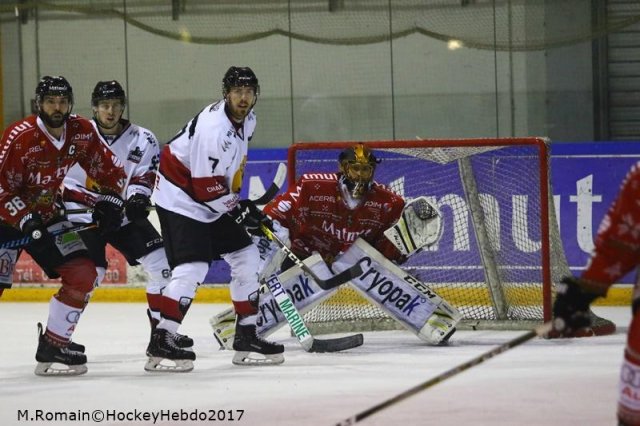 Photo hockey match Rouen - Chamonix  le 23/12/2017