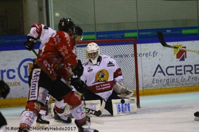 Photo hockey match Rouen - Chamonix  le 23/12/2017