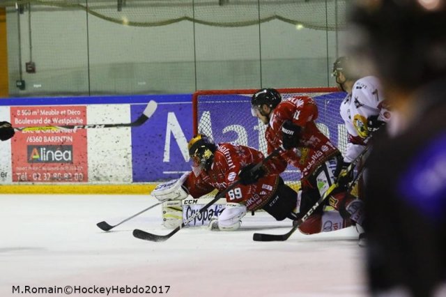 Photo hockey match Rouen - Chamonix  le 23/12/2017
