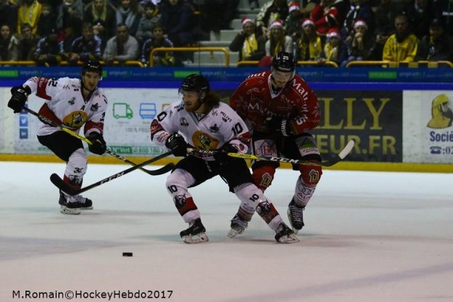 Photo hockey match Rouen - Chamonix  le 23/12/2017