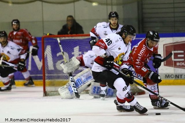Photo hockey match Rouen - Chamonix  le 23/12/2017