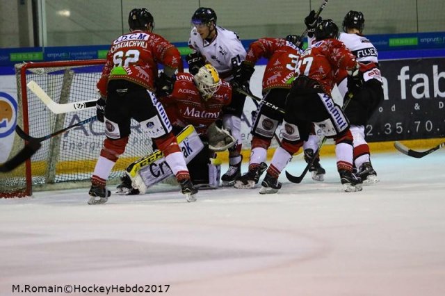Photo hockey match Rouen - Chamonix  le 23/12/2017
