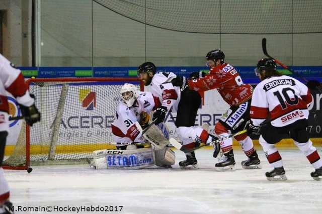 Photo hockey match Rouen - Chamonix  le 23/12/2017