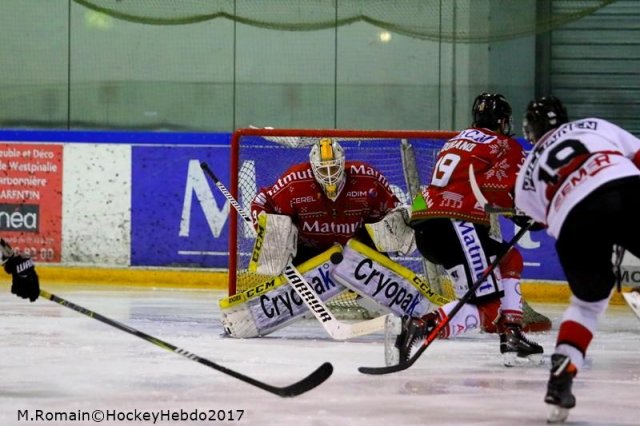 Photo hockey match Rouen - Chamonix  le 23/12/2017