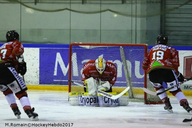 Photo hockey match Rouen - Chamonix  le 23/12/2017