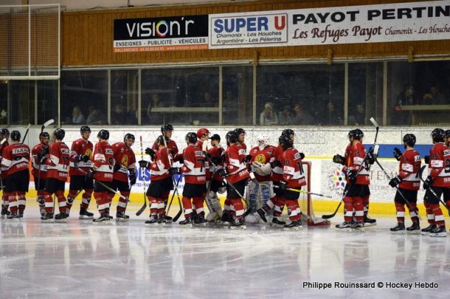 Photo hockey match Chamonix  - Grenoble  le 27/12/2017
