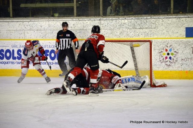 Photo hockey match Chamonix  - Grenoble  le 27/12/2017