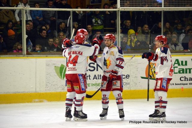 Photo hockey match Chamonix  - Grenoble  le 27/12/2017