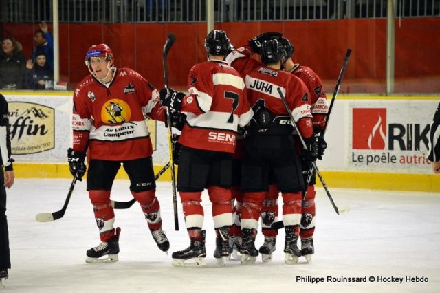 Photo hockey match Chamonix  - Grenoble  le 27/12/2017