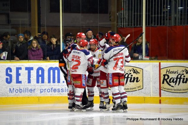 Photo hockey match Chamonix  - Grenoble  le 27/12/2017