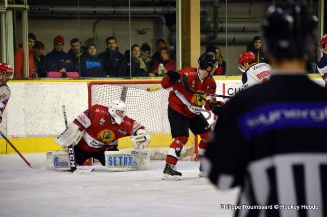 Photo hockey match Chamonix  - Grenoble  le 27/12/2017