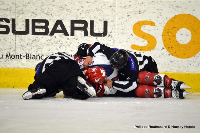 Photo hockey match Chamonix  - Grenoble  le 27/12/2017