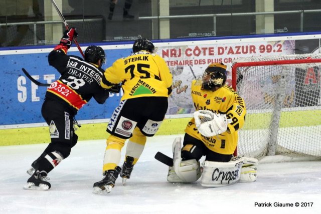 Photo hockey match Nice - Rouen le 27/12/2017