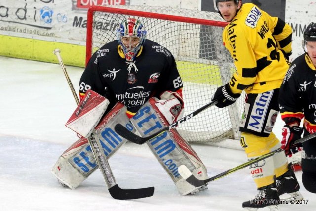 Photo hockey match Nice - Rouen le 27/12/2017