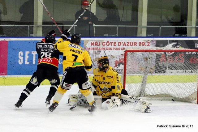 Photo hockey match Nice - Rouen le 27/12/2017