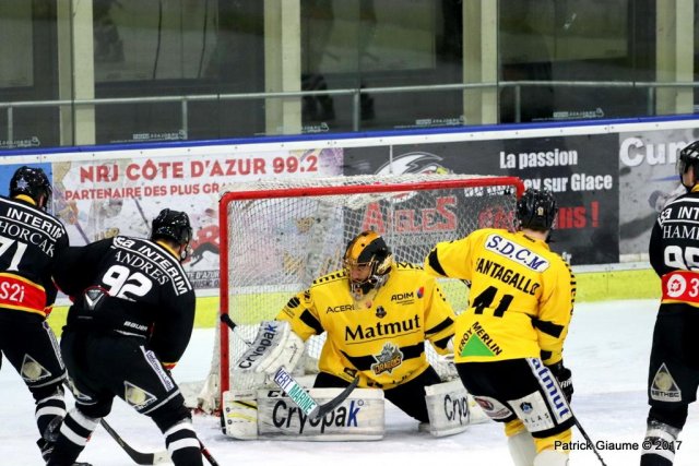 Photo hockey match Nice - Rouen le 27/12/2017