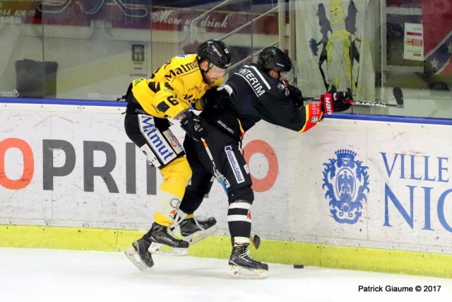 Photo hockey match Nice - Rouen le 27/12/2017