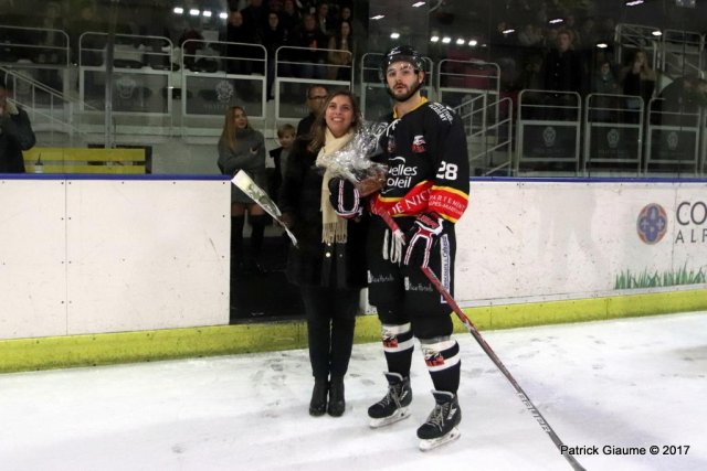 Photo hockey match Nice - Rouen le 27/12/2017