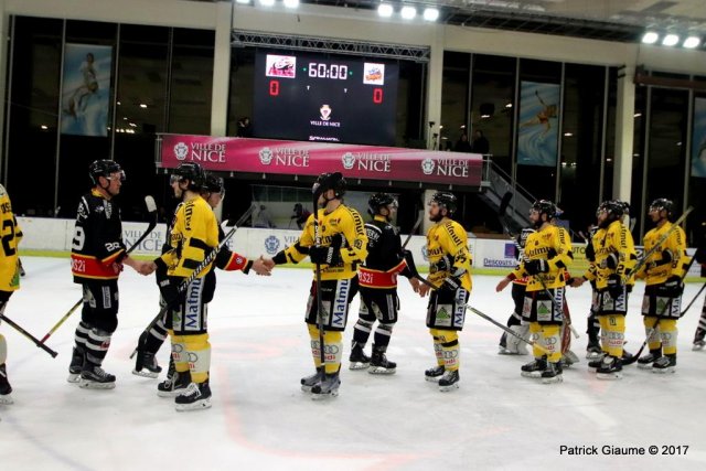 Photo hockey match Nice - Rouen le 27/12/2017