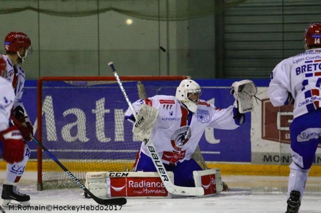 Photo hockey match Rouen - Lyon le 29/12/2017