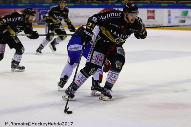 Photo hockey match Rouen - Lyon le 29/12/2017