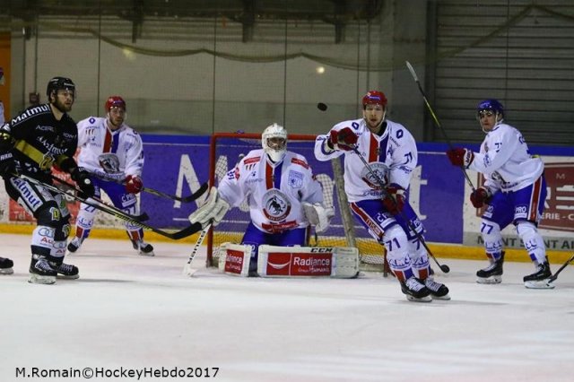 Photo hockey match Rouen - Lyon le 29/12/2017