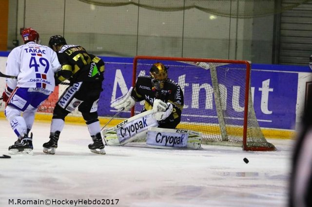 Photo hockey match Rouen - Lyon le 29/12/2017