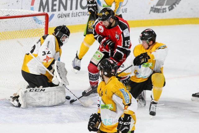 Photo hockey match Amiens  - Strasbourg  le 27/12/2017