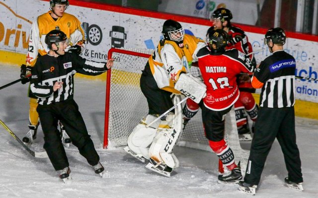 Photo hockey match Amiens  - Strasbourg  le 27/12/2017