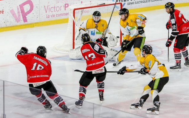 Photo hockey match Amiens  - Strasbourg  le 27/12/2017