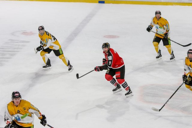 Photo hockey match Amiens  - Strasbourg  le 27/12/2017