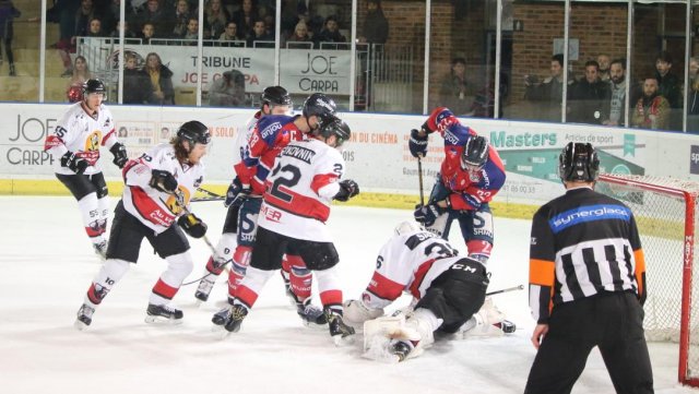 Photo hockey match Angers  - Chamonix  le 29/12/2017