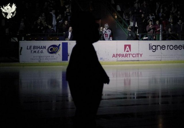 Photo hockey match Bordeaux - Amiens  le 29/12/2017
