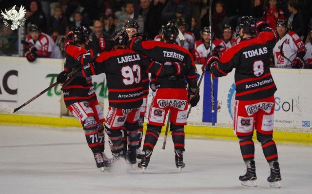 Photo hockey match Bordeaux - Amiens  le 29/12/2017