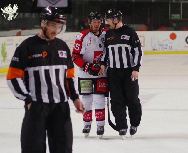 Photo hockey match Bordeaux - Amiens  le 29/12/2017