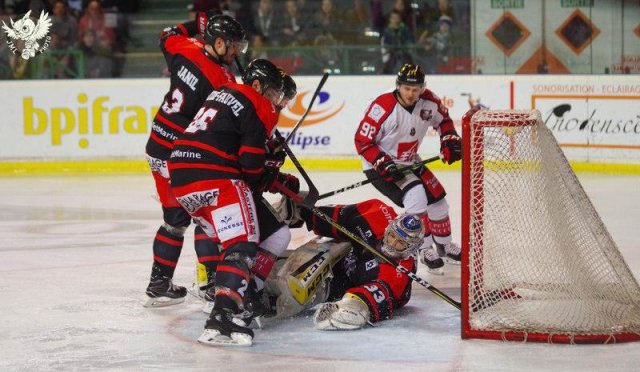 Photo hockey match Bordeaux - Amiens  le 29/12/2017