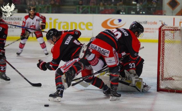 Photo hockey match Bordeaux - Amiens  le 29/12/2017