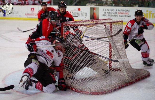 Photo hockey match Bordeaux - Amiens  le 29/12/2017
