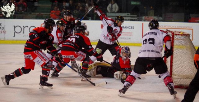 Photo hockey match Bordeaux - Amiens  le 29/12/2017