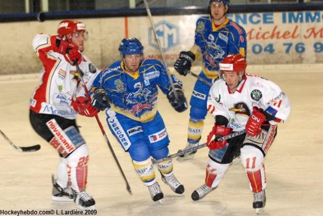 Photo hockey match Villard-de-Lans - Morzine-Avoriaz le 24/02/2009