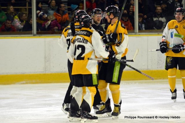 Photo hockey match Chamonix  - Strasbourg  le 03/01/2018