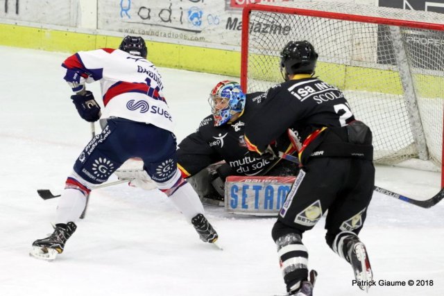 Photo hockey match Nice - Angers  le 03/01/2018