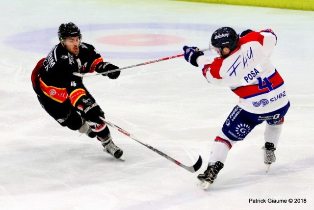 Photo hockey match Nice - Angers  le 03/01/2018