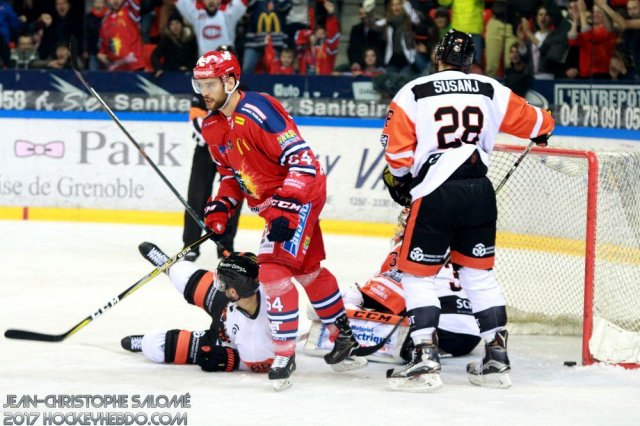 Photo hockey match Grenoble  - Epinal  le 05/01/2018