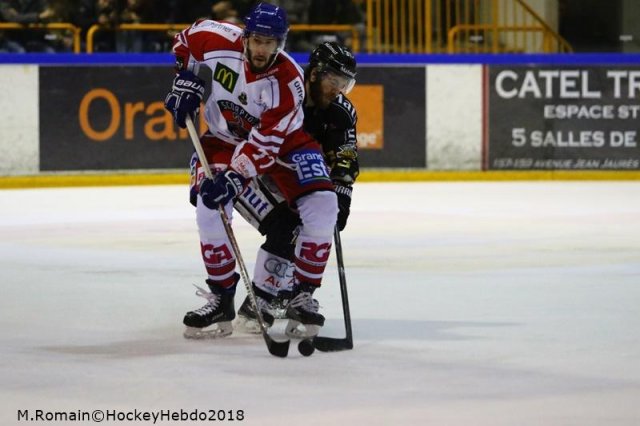 Photo hockey match Rouen - Mulhouse le 05/01/2018