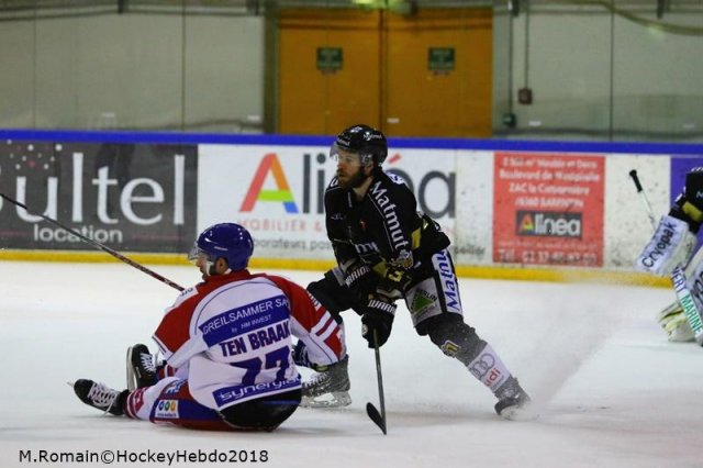 Photo hockey match Rouen - Mulhouse le 05/01/2018