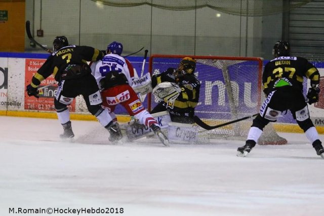 Photo hockey match Rouen - Mulhouse le 05/01/2018